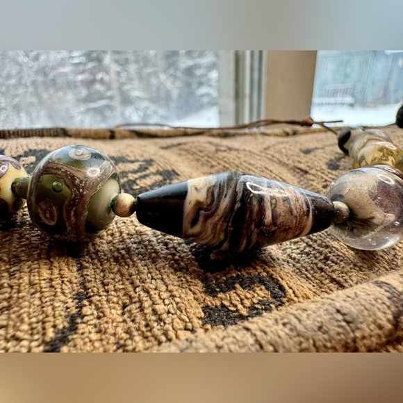 11 Vintage Murano Bead Necklace. - Picture 10 of 13